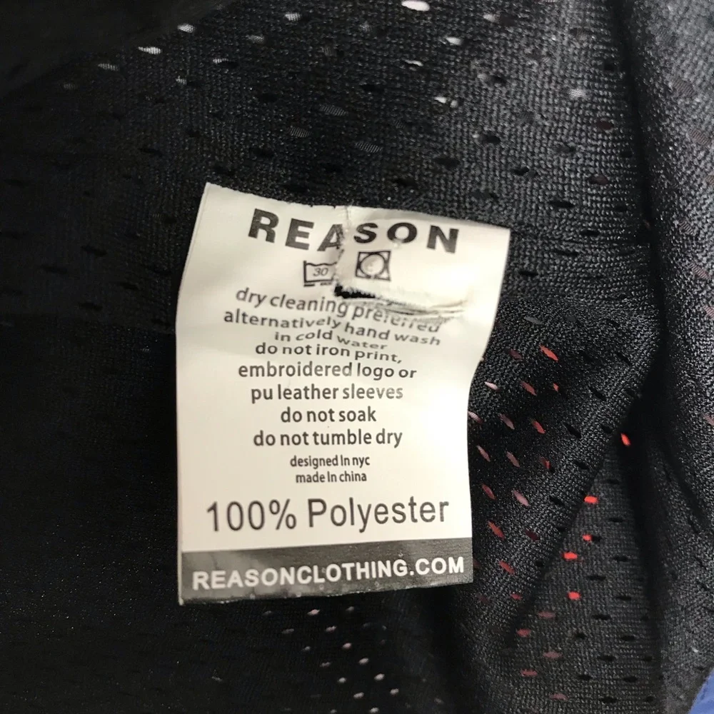 Reason Brand NYC Streetware Logo Full Zip Hooded Windbreaker Jacket XL - Picture 13 of 13